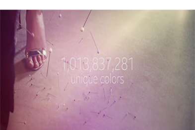 三星的广告让你看到世上的10亿个色彩