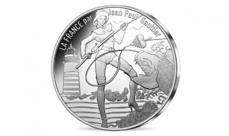 巴黎纪念币—钓鱼女孩儿篇