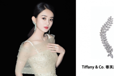 赵丽颖成为Tiffany最新系列珠宝代言人
