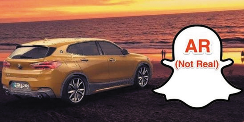 Snapchat与BMW合作推AR广告 Snapchat与BMW合作推AR广告