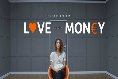 荷兰ENG银行宣传活动——爱还是钱